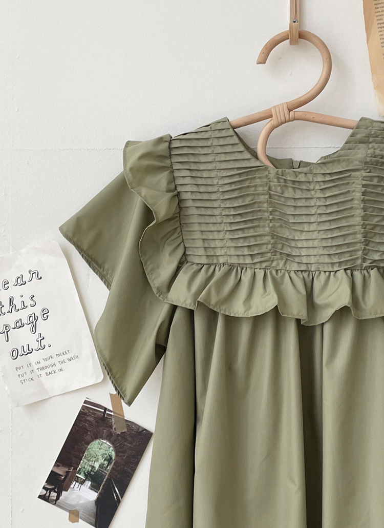 フリルピンタックミニフレア半袖ワンピース春夏秋 ワンピース ショート Dholic Ladies ディーホリックレディース ファッション総合通販 Dholic