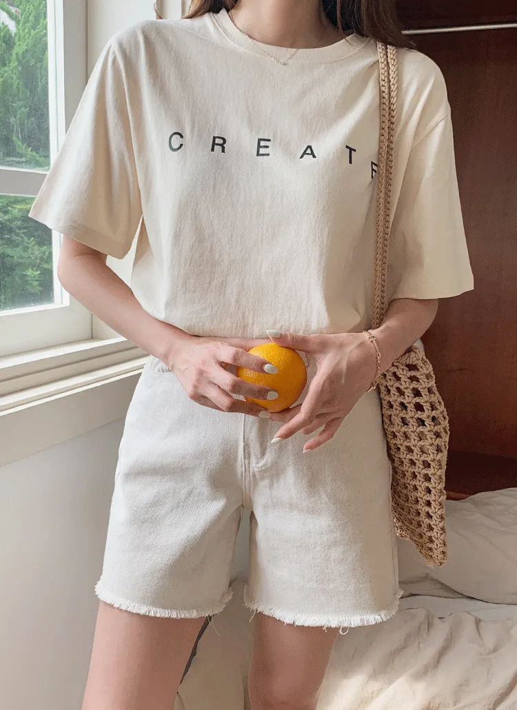 CREATE半袖Tシャツ | ontheriver | 詳細画像1
