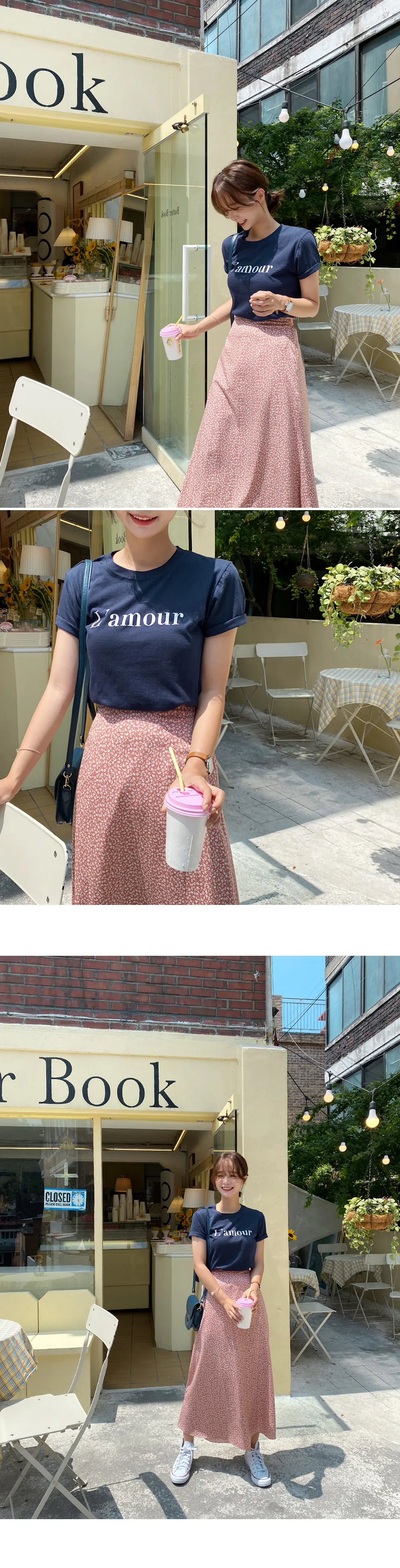 L’amour半袖クロップドTシャツ・全3色 | DHOLIC | 詳細画像7