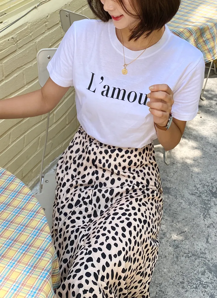L’amour半袖クロップドTシャツ・全3色 | DHOLIC | 詳細画像1