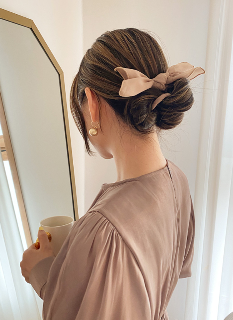 シフォンリボンワイヤーヘアゴム P レディースファッション通販 Dholic 公式
