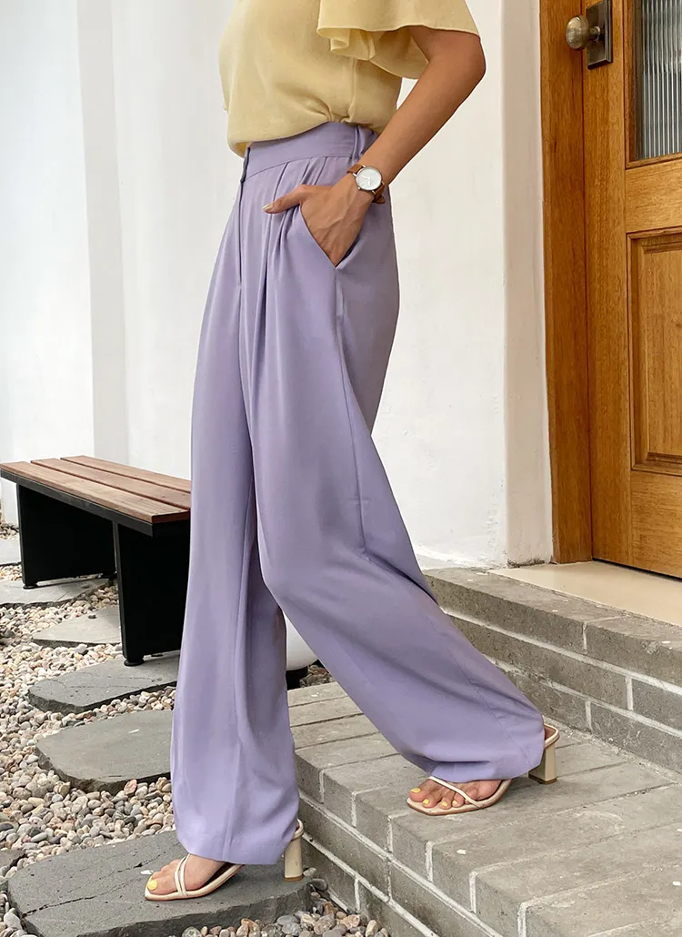 ワイドタックスラックス・全7色 | DHOLIC | 詳細画像1