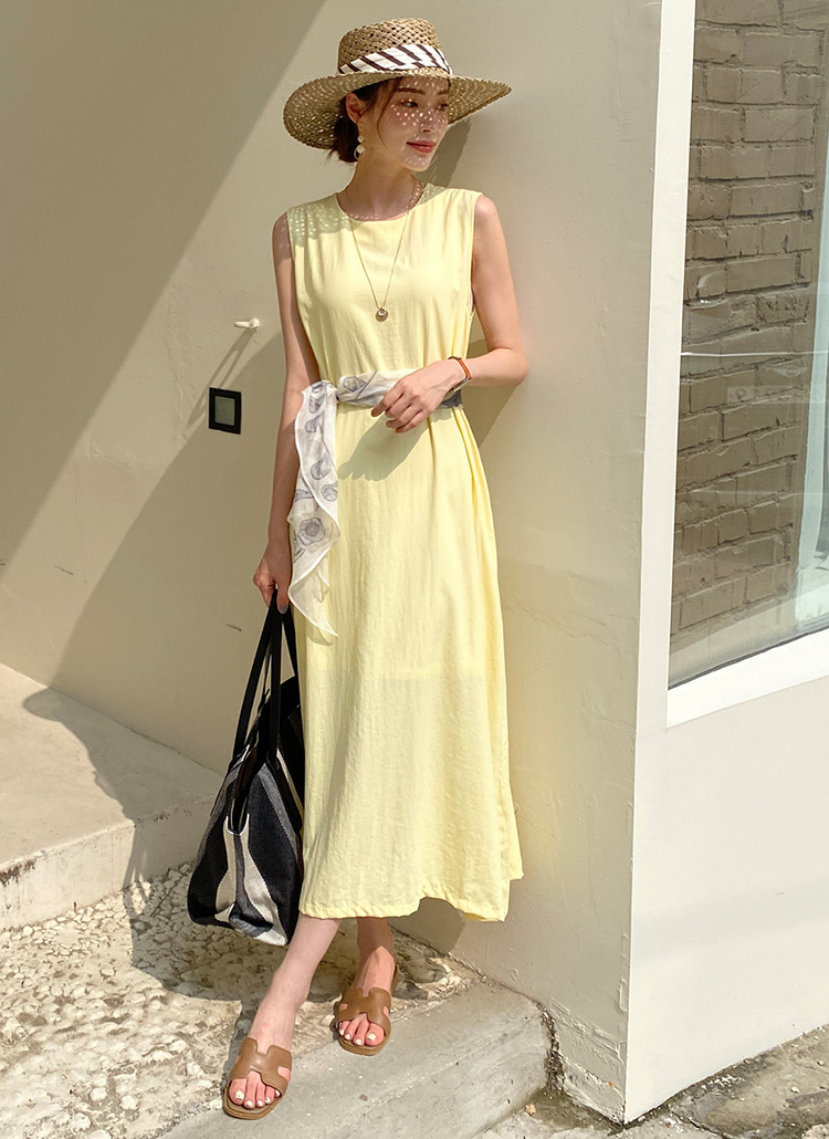 フレアスリーブレスロングラウンドワンピース春夏秋 ワンピース ロング Dholic Ladies ディーホリックレディース ファッション総合通販 Dholic