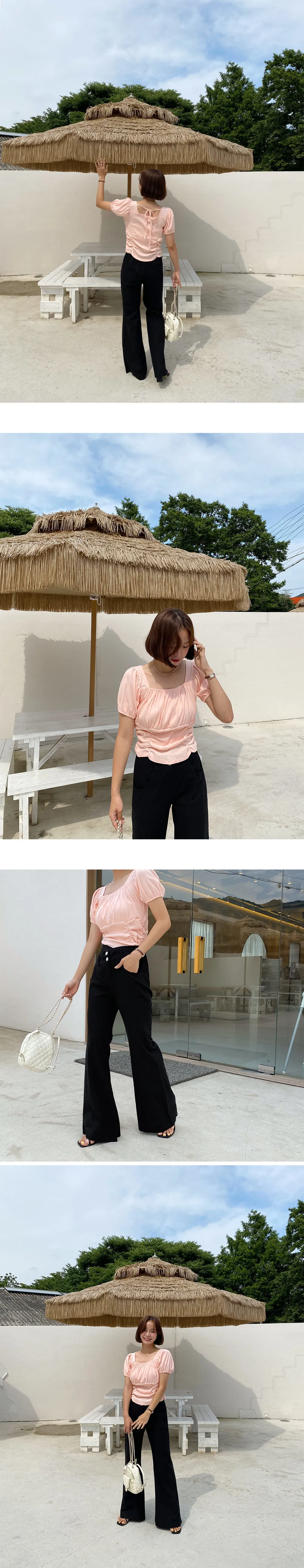 ギャザーリブTシャツ・全4色 | DHOLIC | 詳細画像13