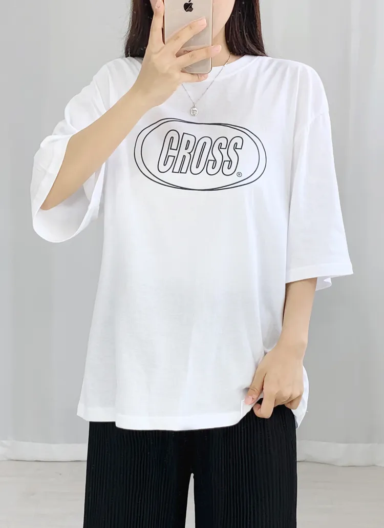 CROSSサークル半袖Tシャツ | bullang girls | 詳細画像1
