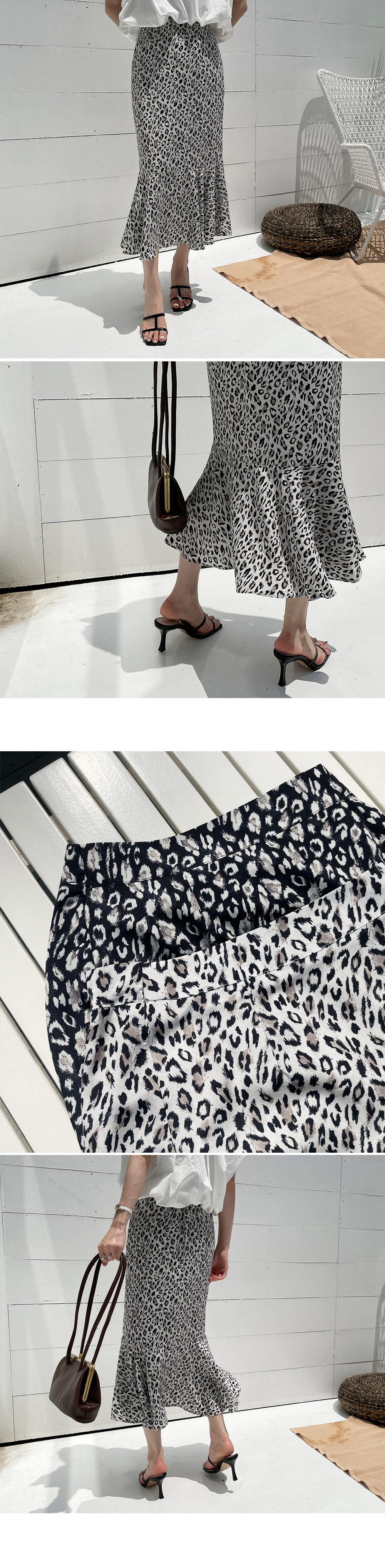 レオパードマーメイドスカート・全2色 | DHOLIC PLUS | 詳細画像2