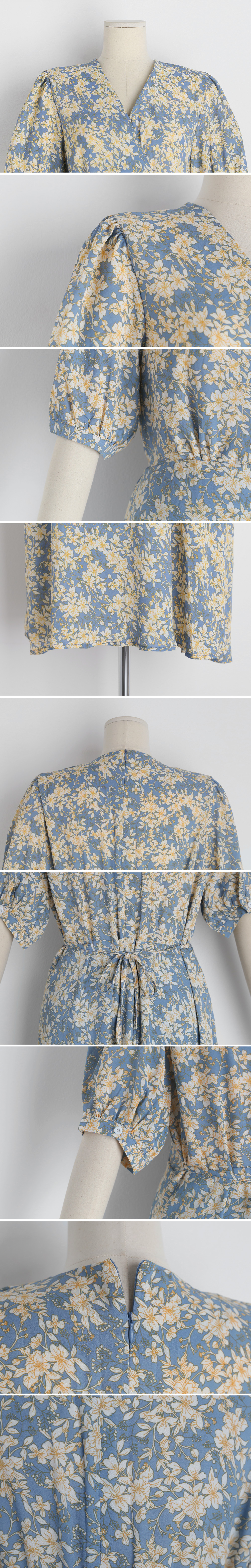 ETRO フラワー Vネックショートワンピース ライトブルー 1170403_19058359_k3.gif