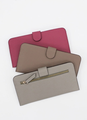 Avio ロゴ レザーウォレット HTC/エイチティーシー ZIPPER LARGE レザーウォレット（財布
