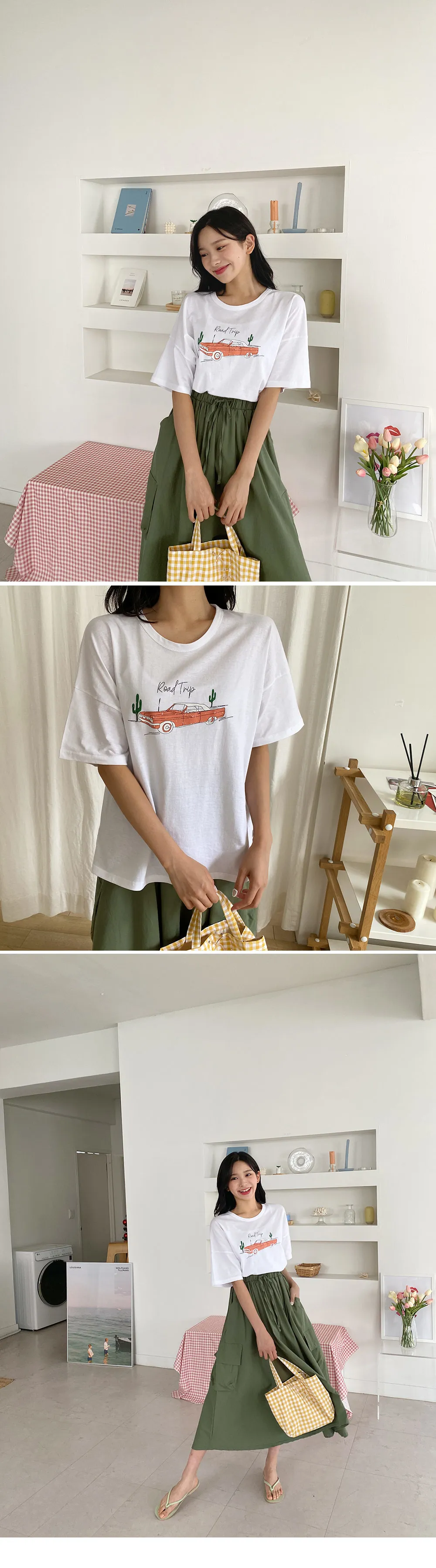 カープリントスリットTシャツ・全3色 | 詳細画像2