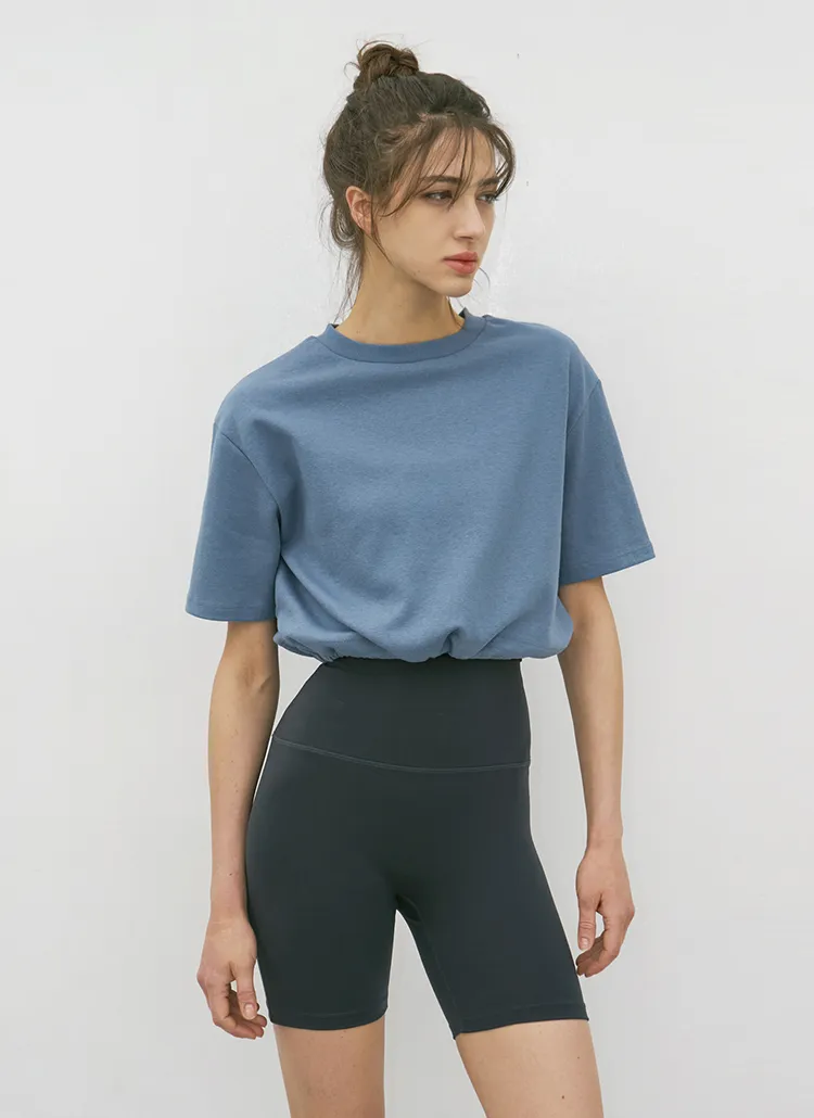 スリムストレッチ4分丈レギンス(ASH GRAY) | DEVIWEAR | 詳細画像1