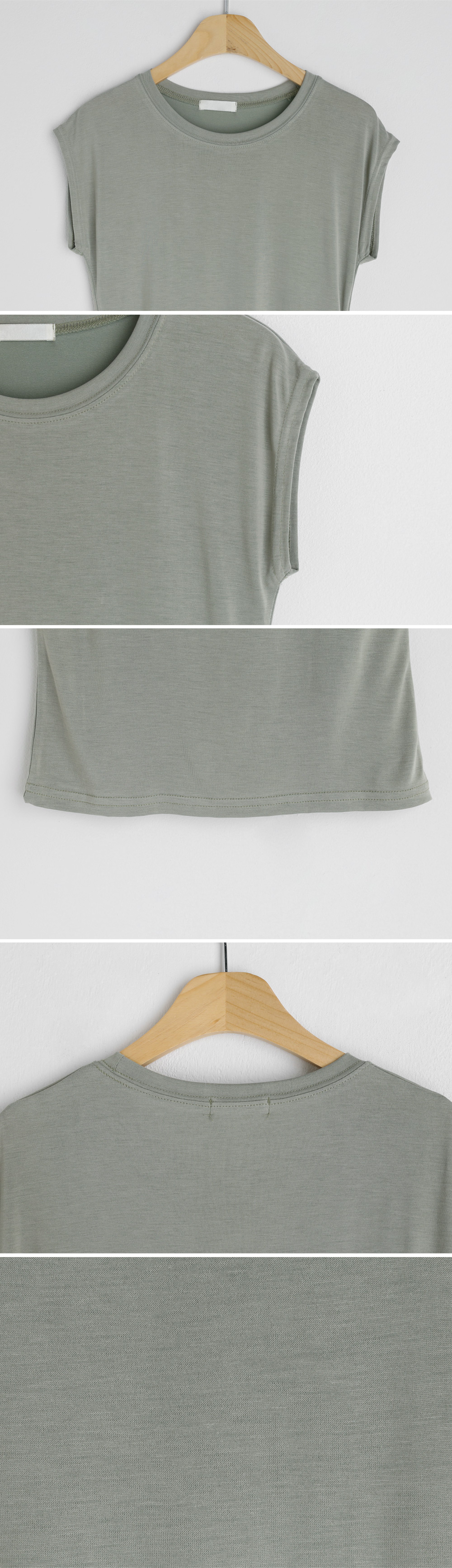 ラウンドフレンチスリーブTシャツ・全4色 | DHOLIC PLUS | 詳細画像26