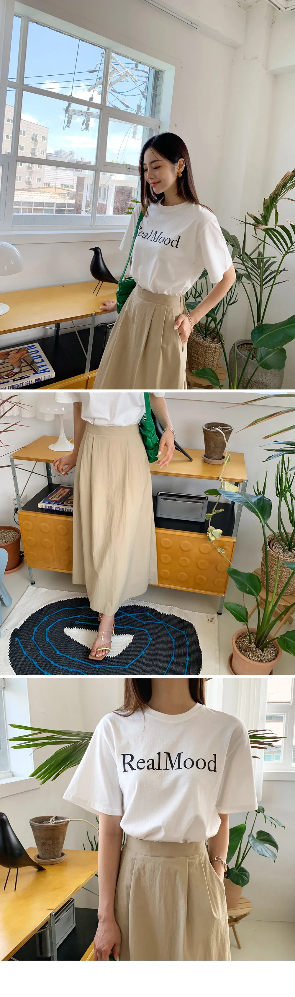 タックAラインスカート・全3色 | DHOLIC | 詳細画像6