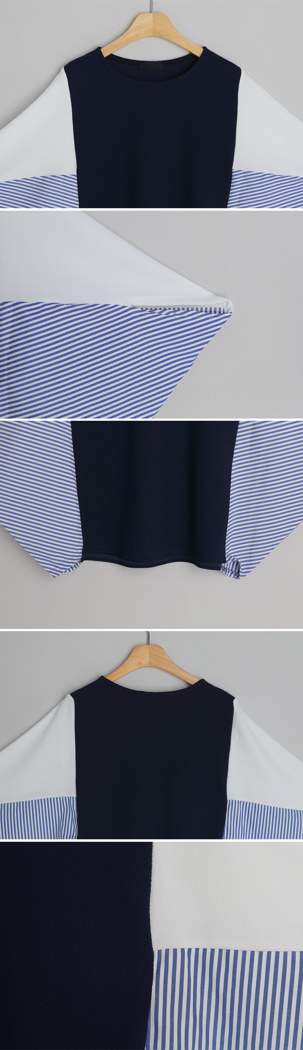 ストライプドルマンTシャツ・全2色 | DHOLIC PLUS | 詳細画像12