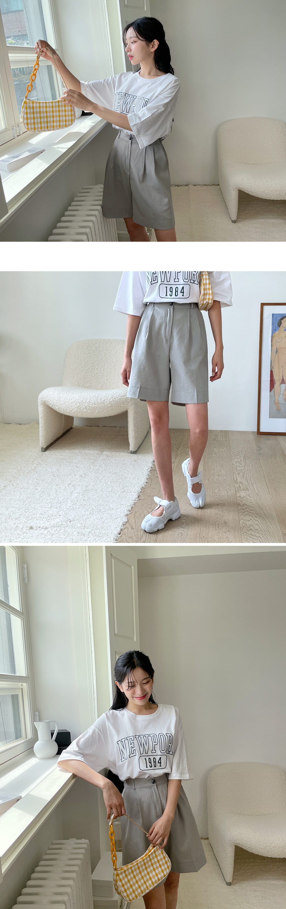 タックハーフパンツ・全3色 | レディースファッション通販 - DHOLIC