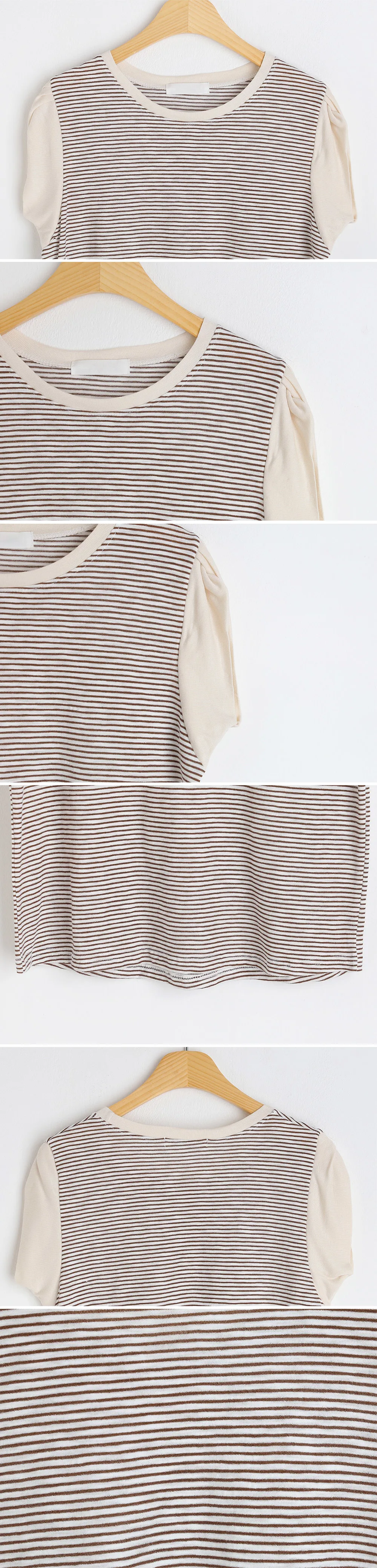 キャップスリーブボーダーTシャツ・全3色 | DHOLIC | 詳細画像11