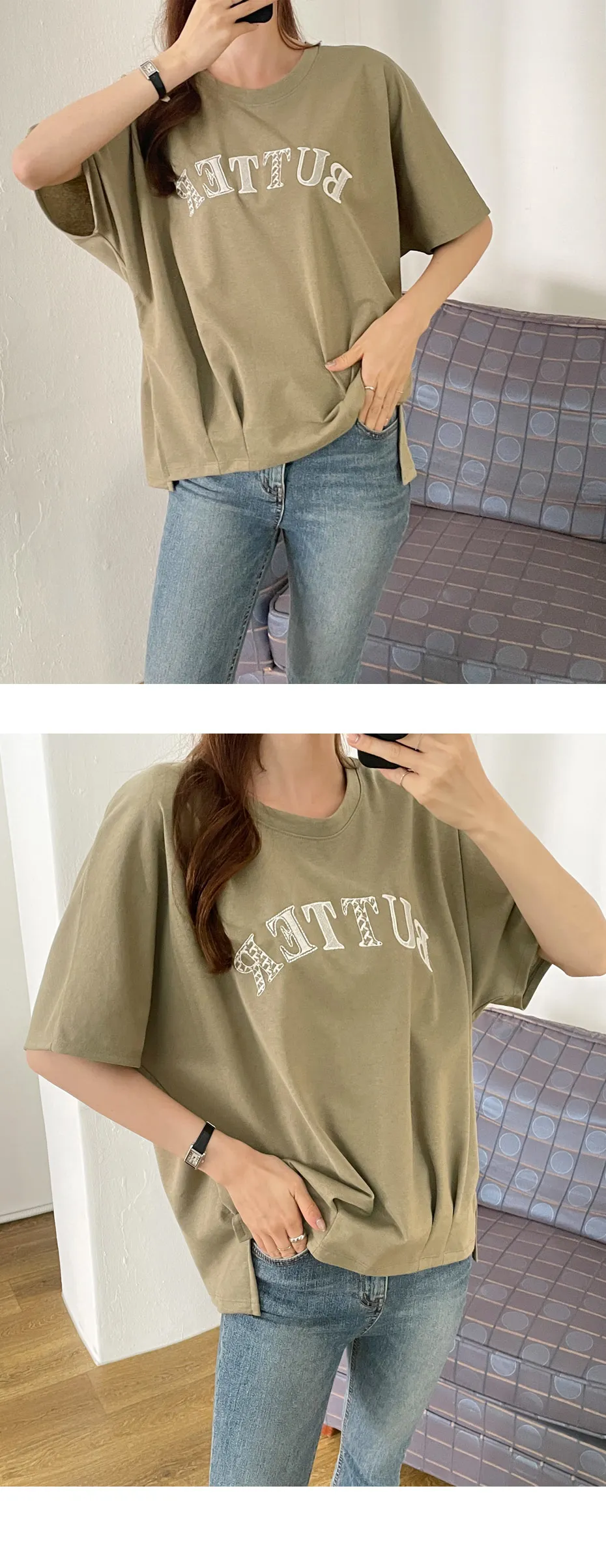 タックBUTTERTシャツ・全4色 | DHOLIC PLUS | 詳細画像8