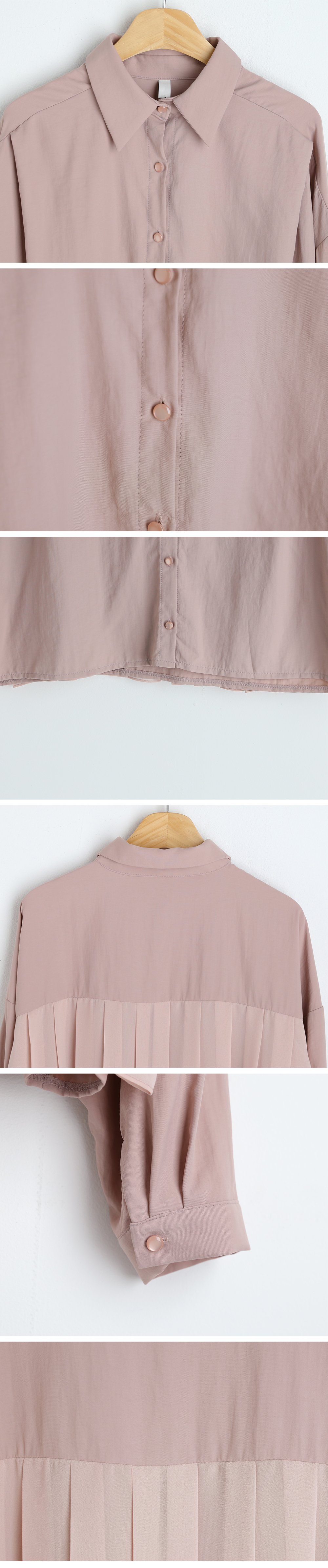 バックプリーツシャツ・全3色 | DHOLIC | 詳細画像11