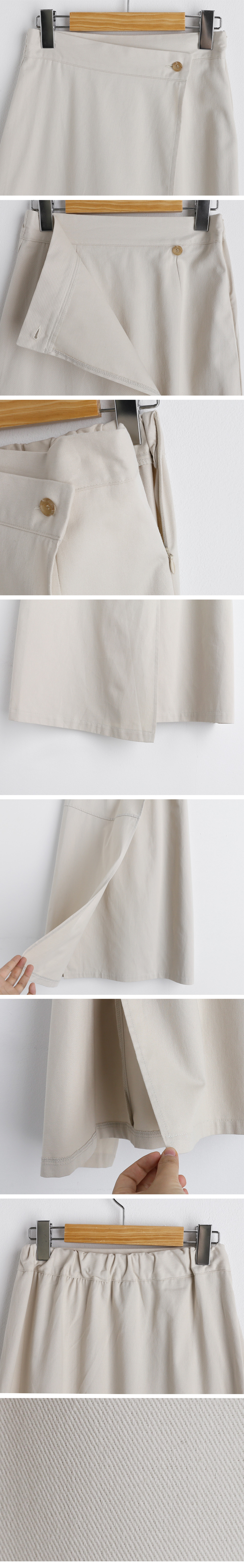 ボタンラップAラインスカート | DHOLIC | 詳細画像11