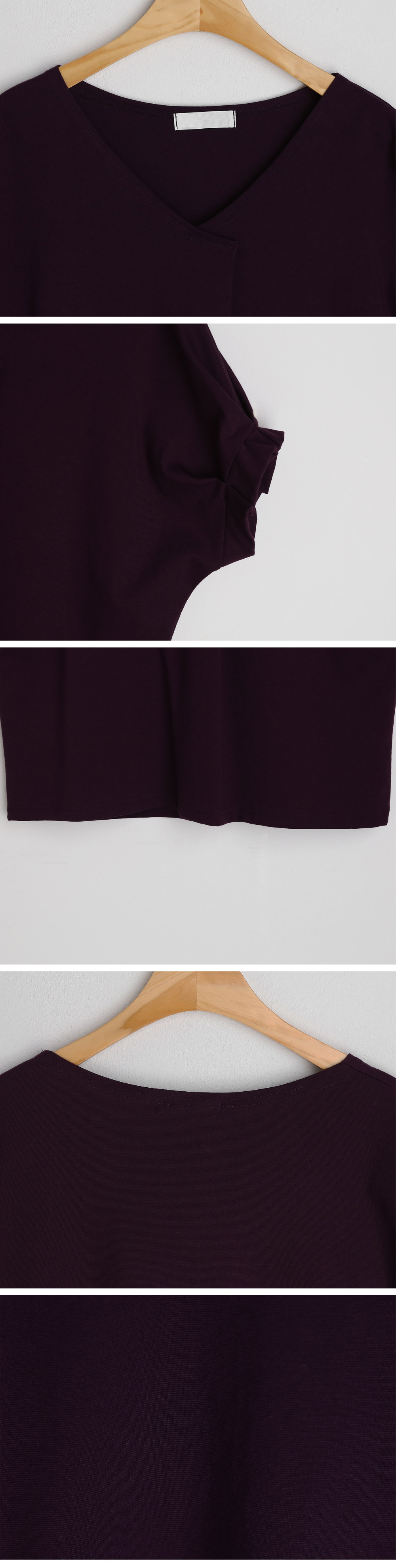 VネックタックTシャツ・全4色 | DHOLIC PLUS | 詳細画像12