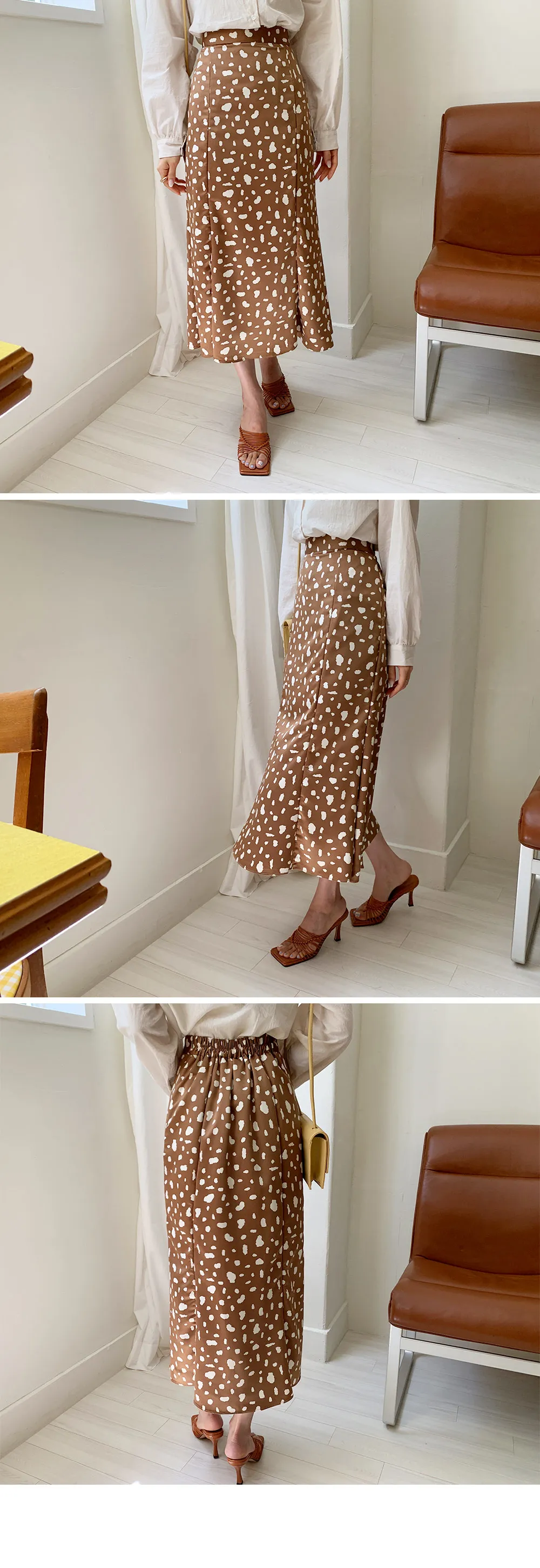 レオパード風マーメイドスカート・全3色 | DHOLIC | 詳細画像2