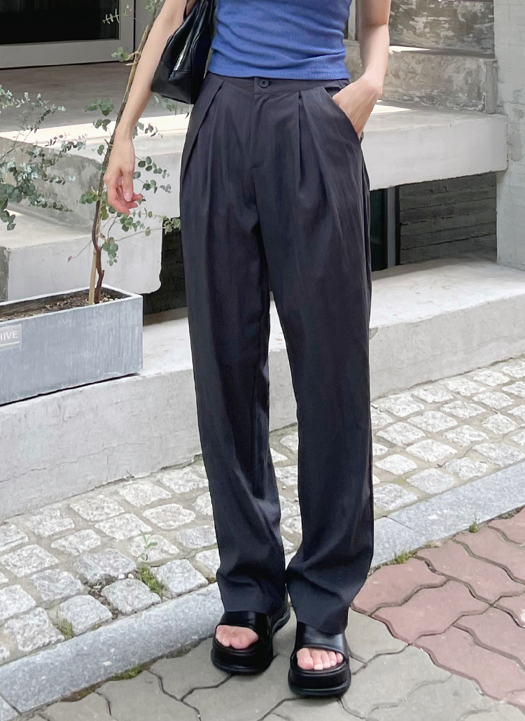 ピンタックスラックスパンツ P パンツ スラックス レディースファッション通販 Dholic ディーホリック