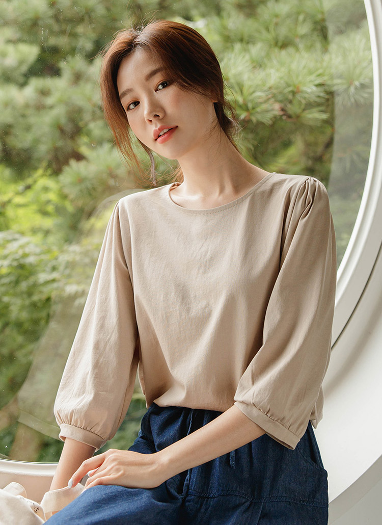 ピンタックパフスリーブTシャツ | レディースファッション通販 - DHOLIC