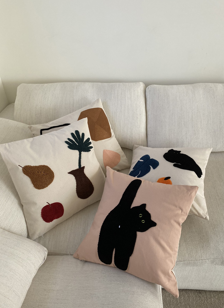 キャッツイラストクッション P ライフ 生活用品 レディースファッション通販 Dholic ディーホリック