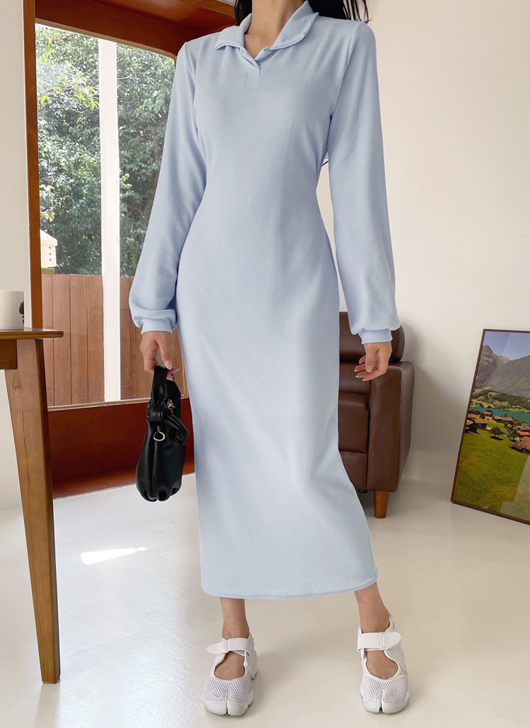 Vネックカラーロングスリムhラインリボンロングワンピース春夏秋 ワンピース ロング Dholic Ladies ディホリックレディース ファッション総合通販 Dholic