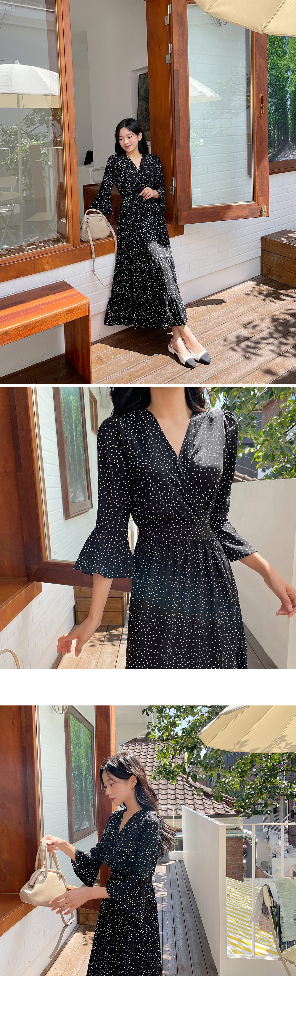 ドットワンピース | ロングワンピース | Noela OFFICIAL WEB STORE