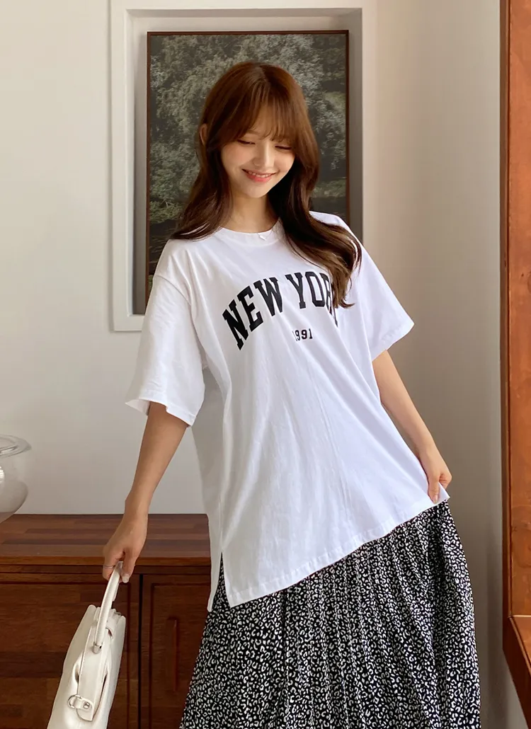 NEW YORK半袖Tシャツ・全3色 | DHOLIC | 詳細画像1