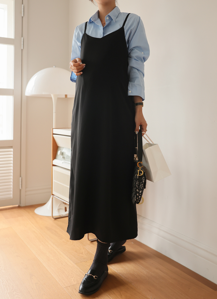 フレアvネックキャミロングスリーブレスワンピースマタニティウェア春夏秋 マタニティウェア ワンピース Soim ソイム ファッション総合通販 Dholic