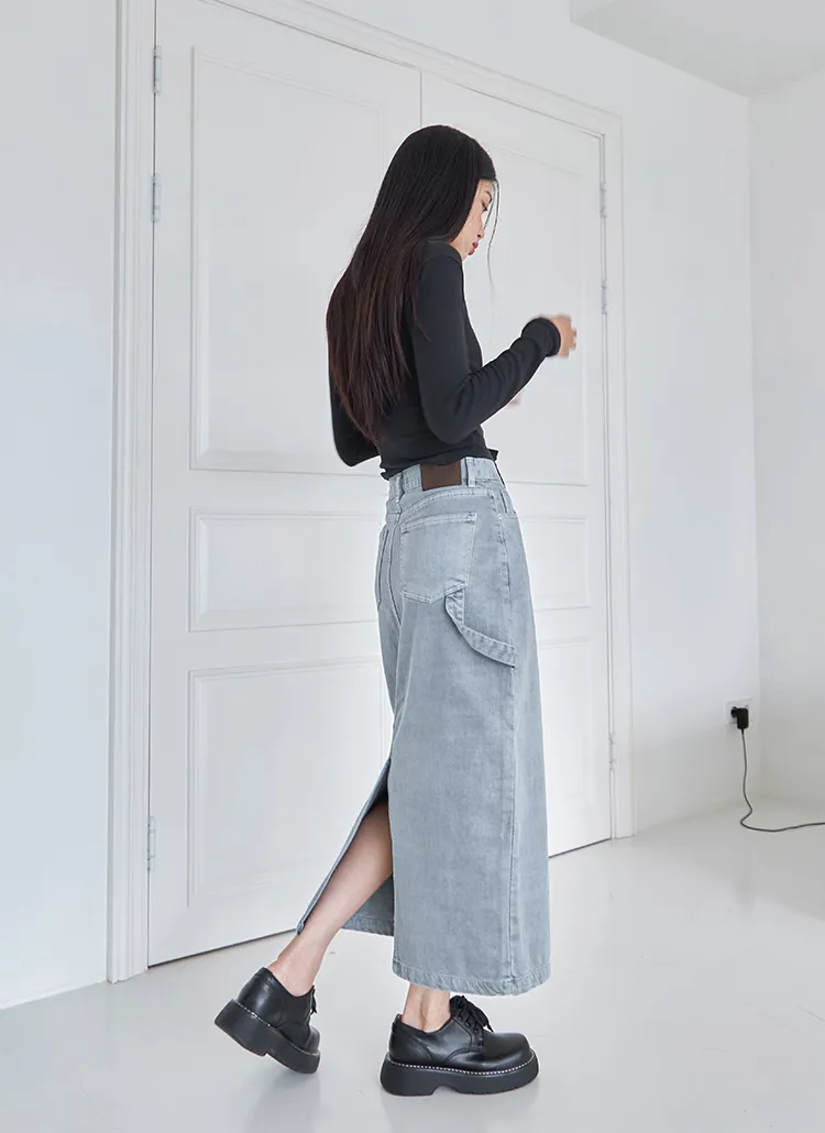 バックスリットロングスカート | レディースファッション通販 - DHOLIC 