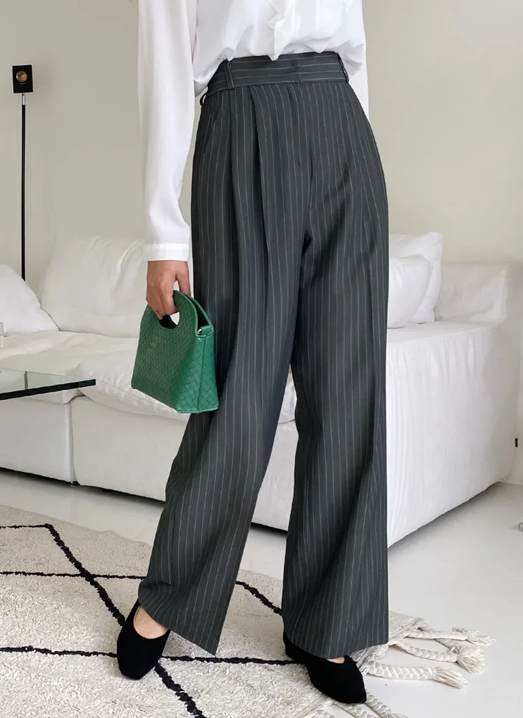 23-06995 ファッション ヒステリックグラマー ストライプ スラックス  