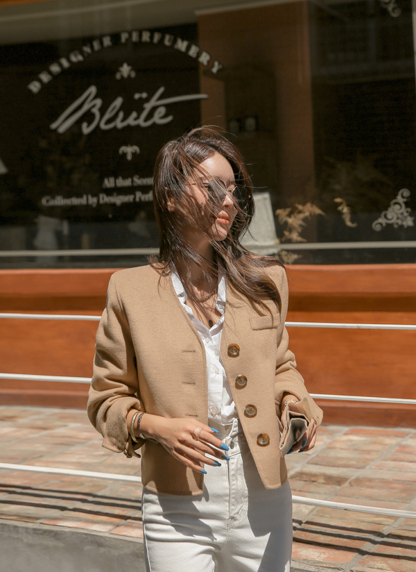 お得 レディース スーツ ノーカラージャケット ショートパンツ Llc Edu Pk