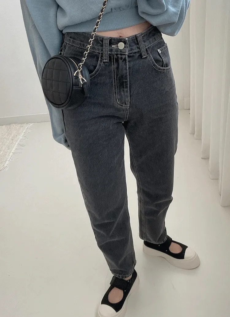 ウォッシュドストレートデニムパンツ | pinkbomb | 詳細画像1