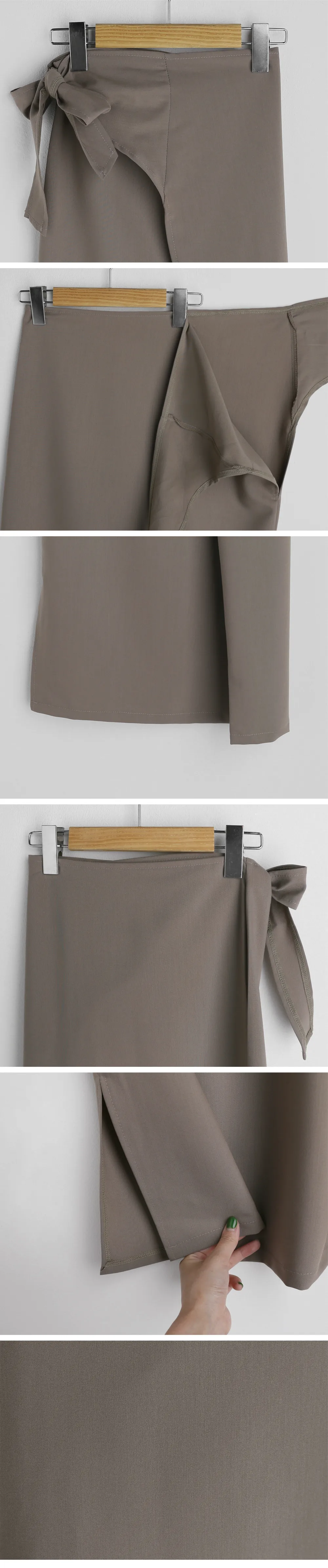 リボンラップロングスカート・全3色 | DHOLIC PLUS | 詳細画像11