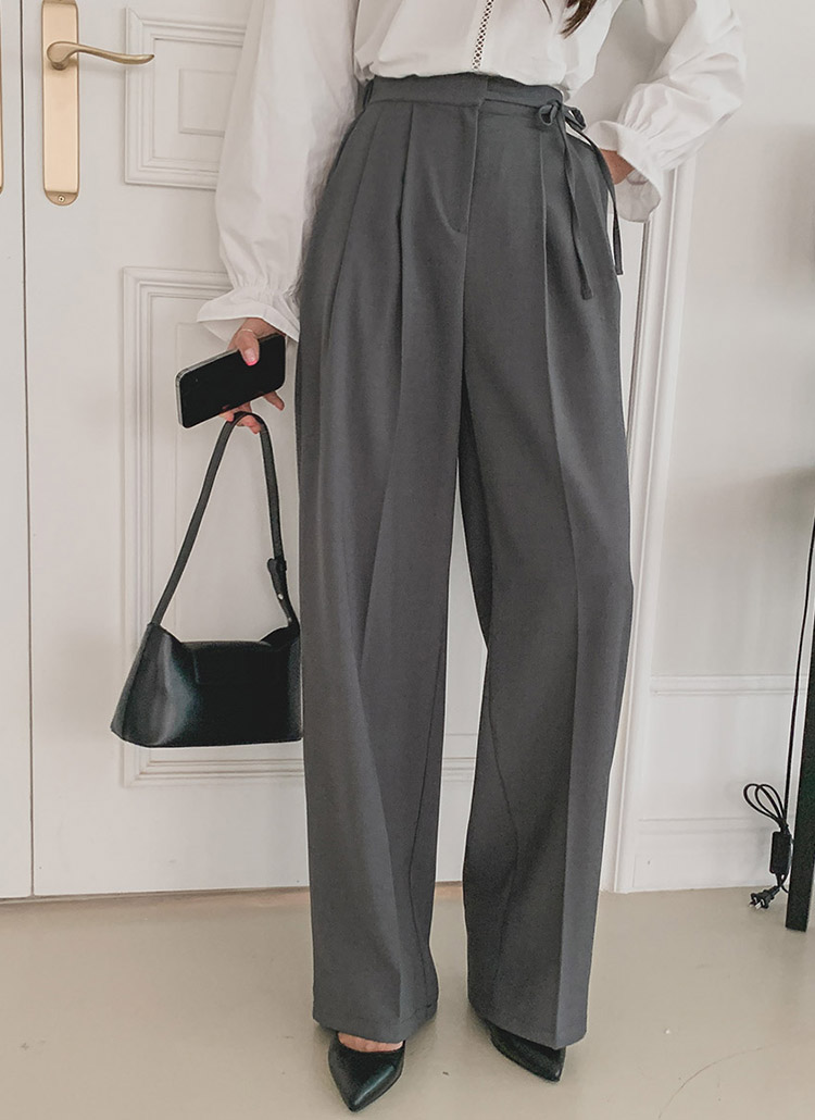 サイドリボンスラックスパンツ・p277921