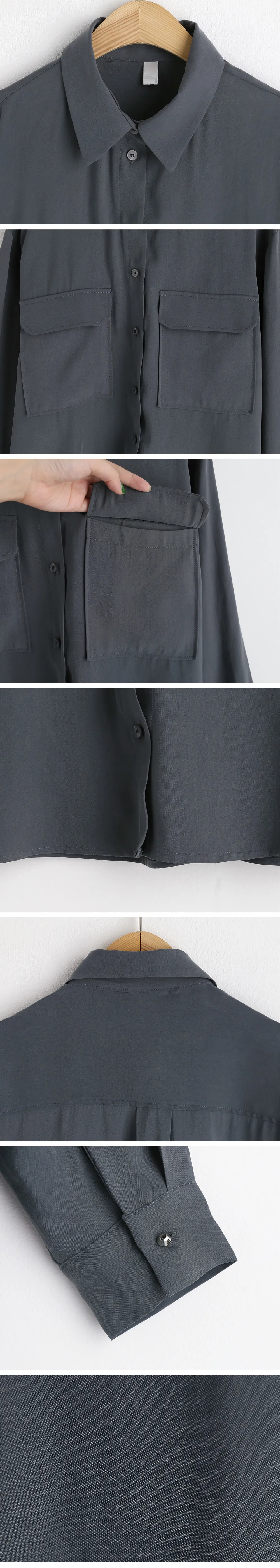 ソフトポケットフィットシャツ&ラップスカートSET・全2色 | DHOLIC | 詳細画像10