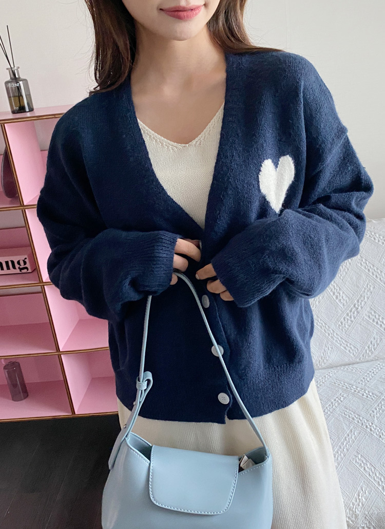 新品　ディーホリック　ハートカーディガン