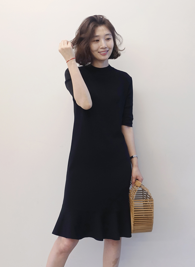 フレアヘムニット無地半袖ミディワンピース春秋 ワンピース ミニワンピース Graychic グレーシック ファッション総合通販 Dholic フレアヘムニット無地半袖ミディワンピース春秋 ワンピース ミニワンピース Graychic グレーシック ファッション総合通販 Dholic