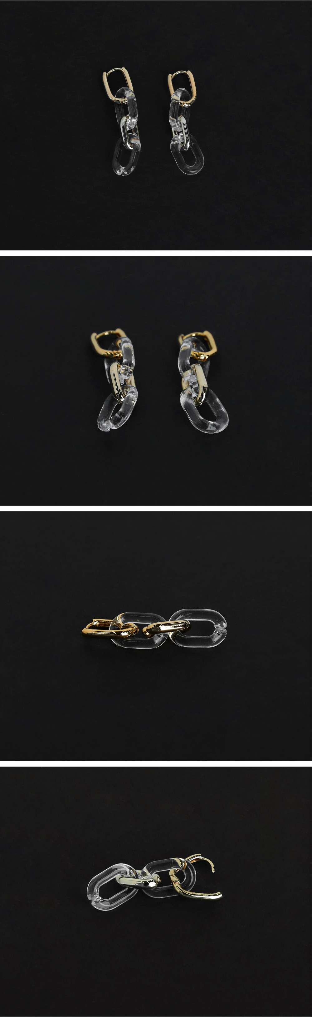 アクリルチェーンドロップピアス・全2色 | DHOLIC PLUS | 詳細画像16