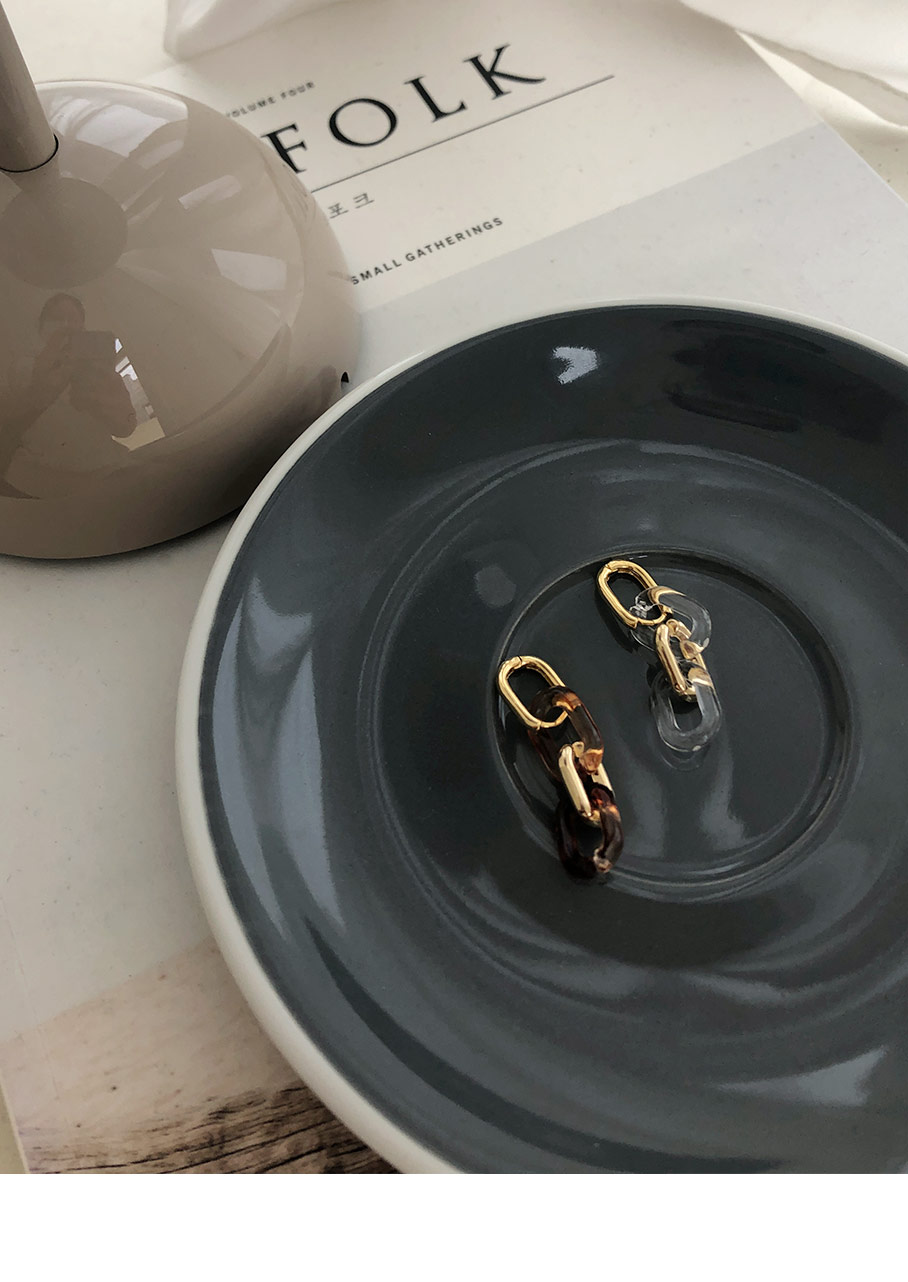 アクリルチェーンドロップピアス・全2色 | DHOLIC PLUS | 詳細画像4