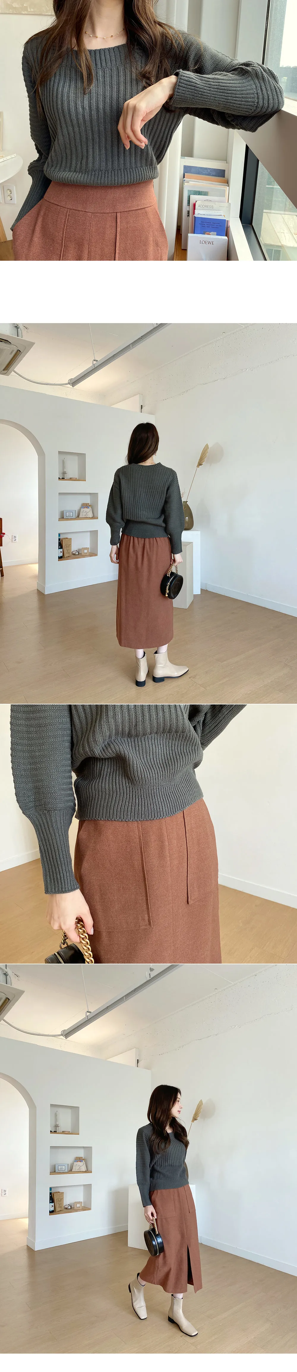 ポケットHラインスカート・全4色 | DHOLIC PLUS | 詳細画像6