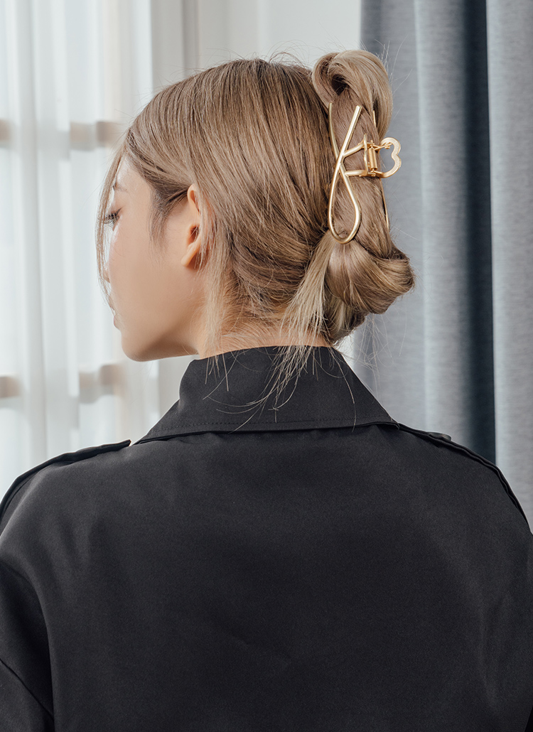 ハートデザインヘアクリップ P アクセサリー ヘアアクセサリー レディースファッション通販 Dholic ディーホリック