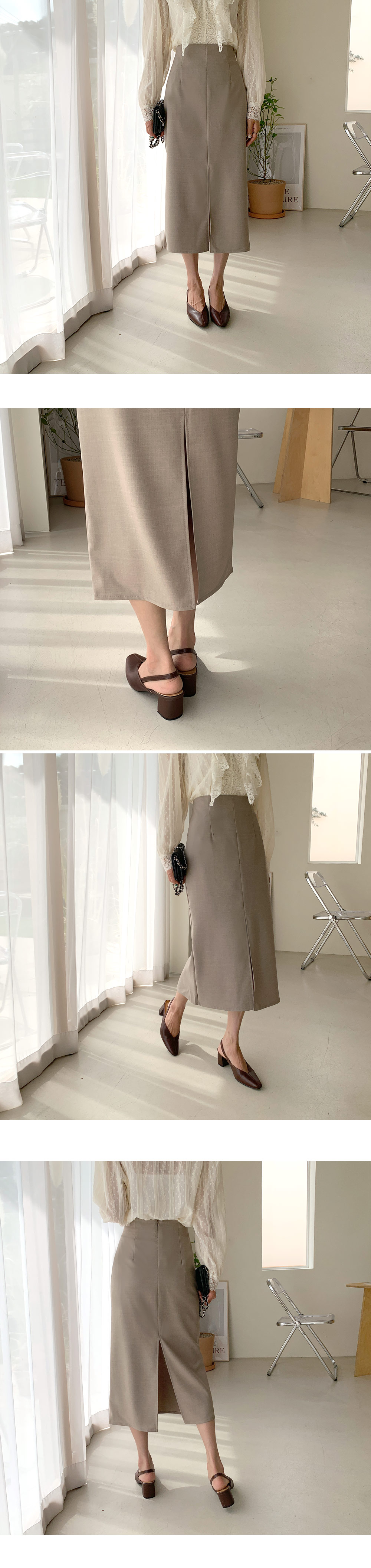 スリットHラインスカート・全3色 | DHOLIC | 詳細画像2
