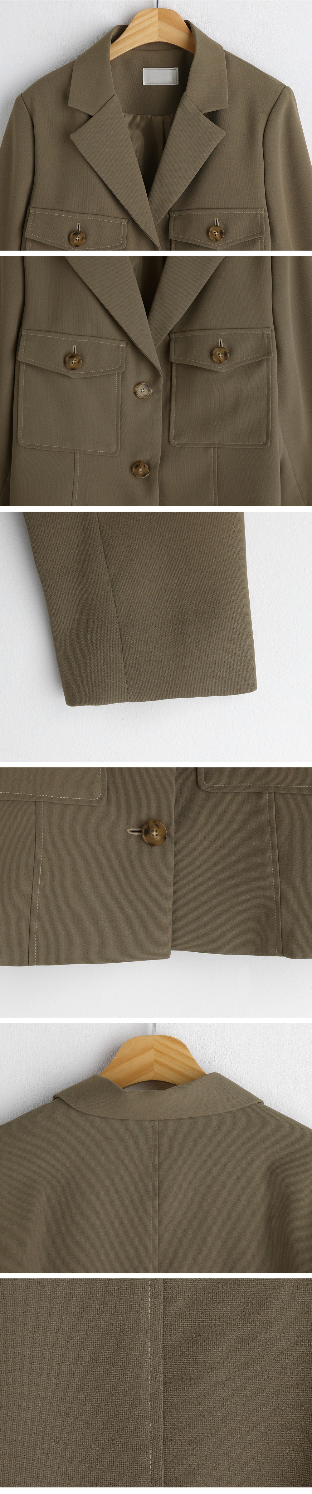フラップポケットシングルジャケット&ストレートスラックスSET・全3色 | DHOLIC | 詳細画像20