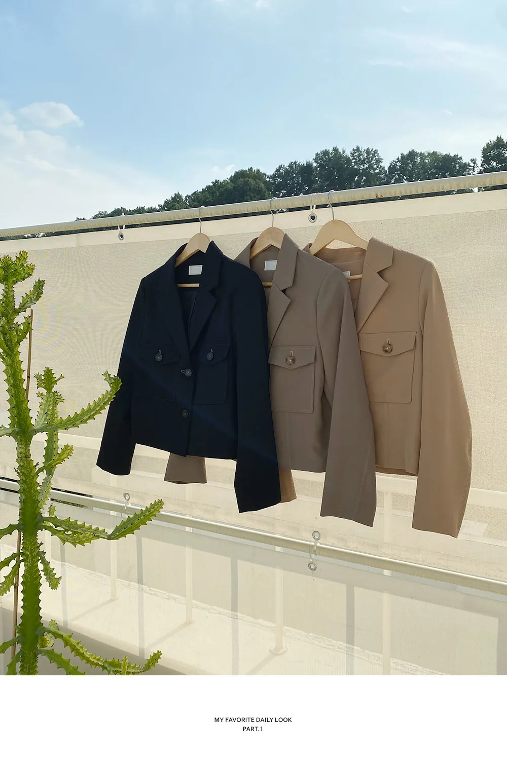 フラップポケットシングルジャケット&ストレートスラックスSET・全3色 | DHOLIC | 詳細画像2