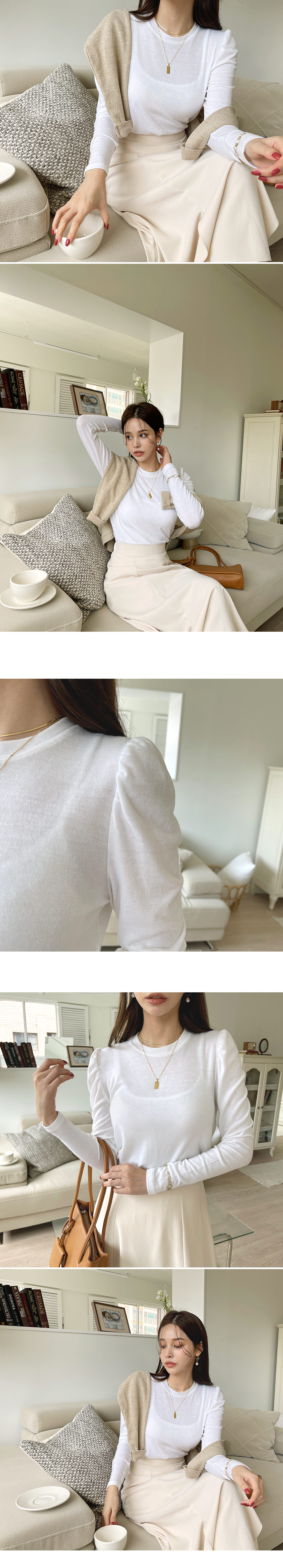 パフスリーブTシャツ・全3色 | DHOLIC PLUS | 詳細画像4