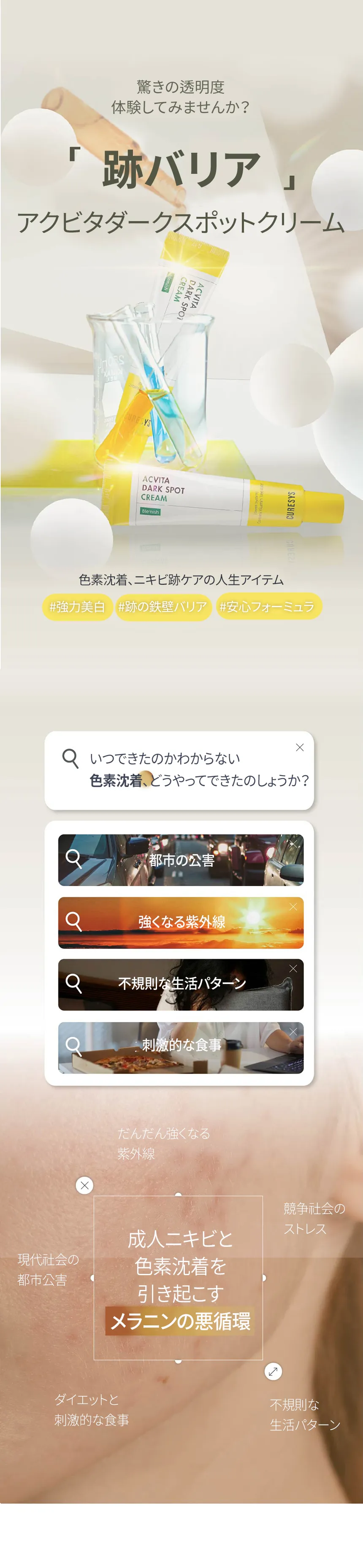 [キュアシス] ACビタダークスポットクリーム | 詳細画像3