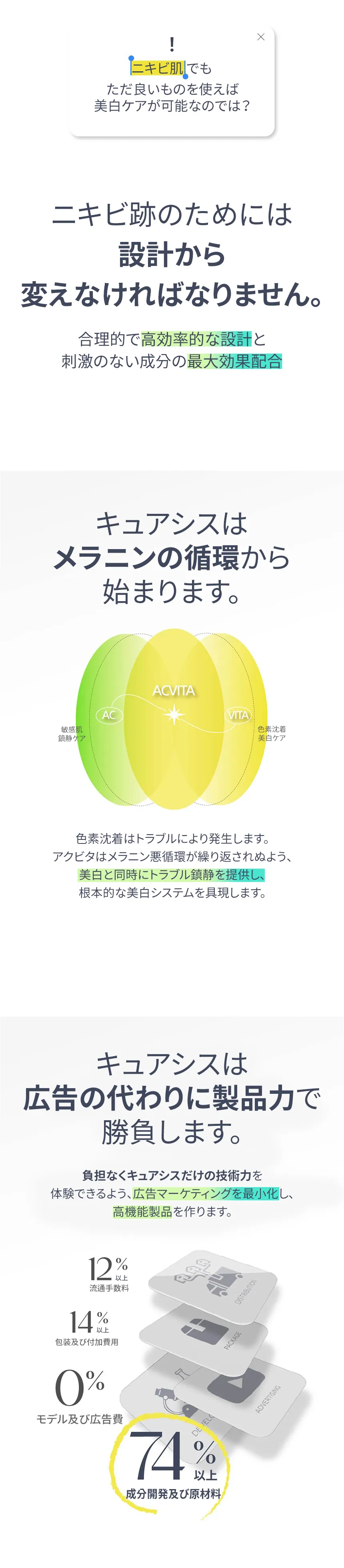 [キュアシス] ACビタダークスポットクリーム | 詳細画像4